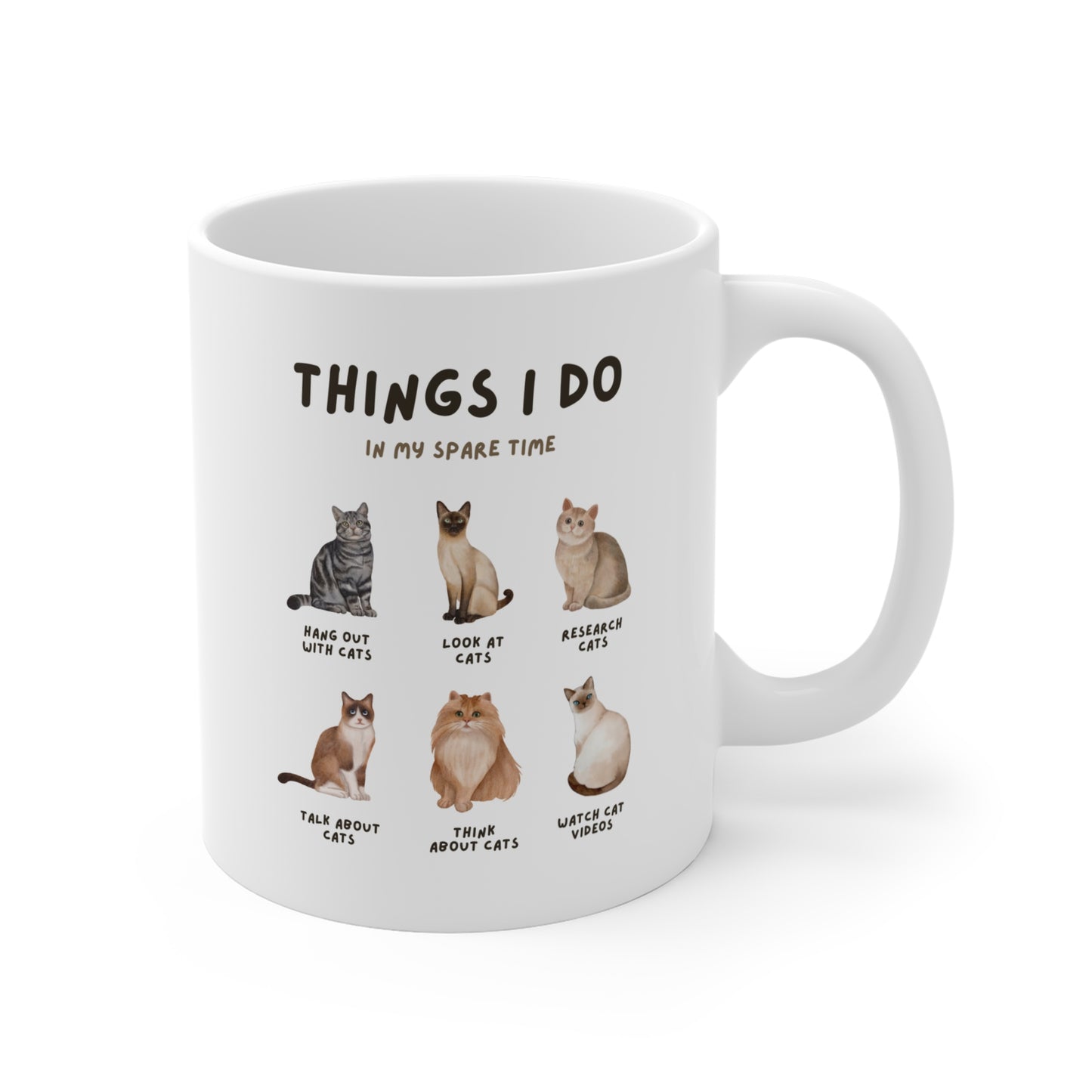 Mug - Things I do (11oz/0.33l)