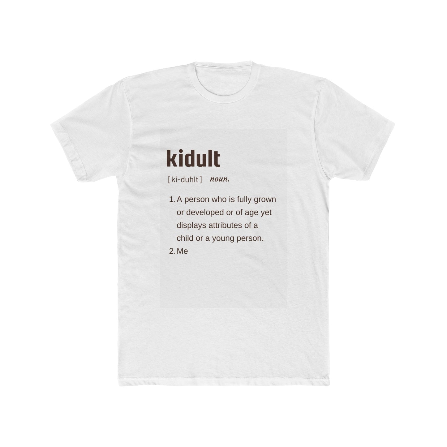 Unisex Cotton Crew Tee - Kidult