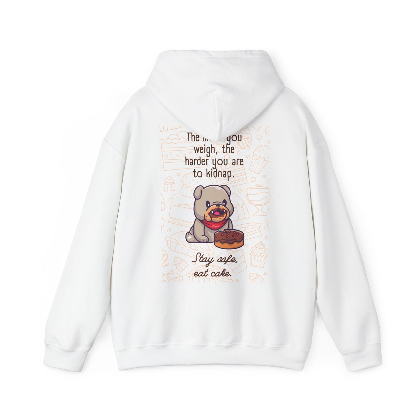 Unisex Heavy Blend™ Hooded Sweatshirt - Stay safe eat cake