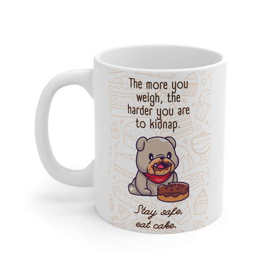 Mug - Stay safe eat cake (11oz/0.33l)