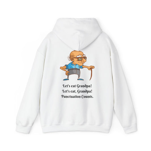 Unisex Heavy Blend™ Hooded Sweatshirt - Let's eat Grandpa!