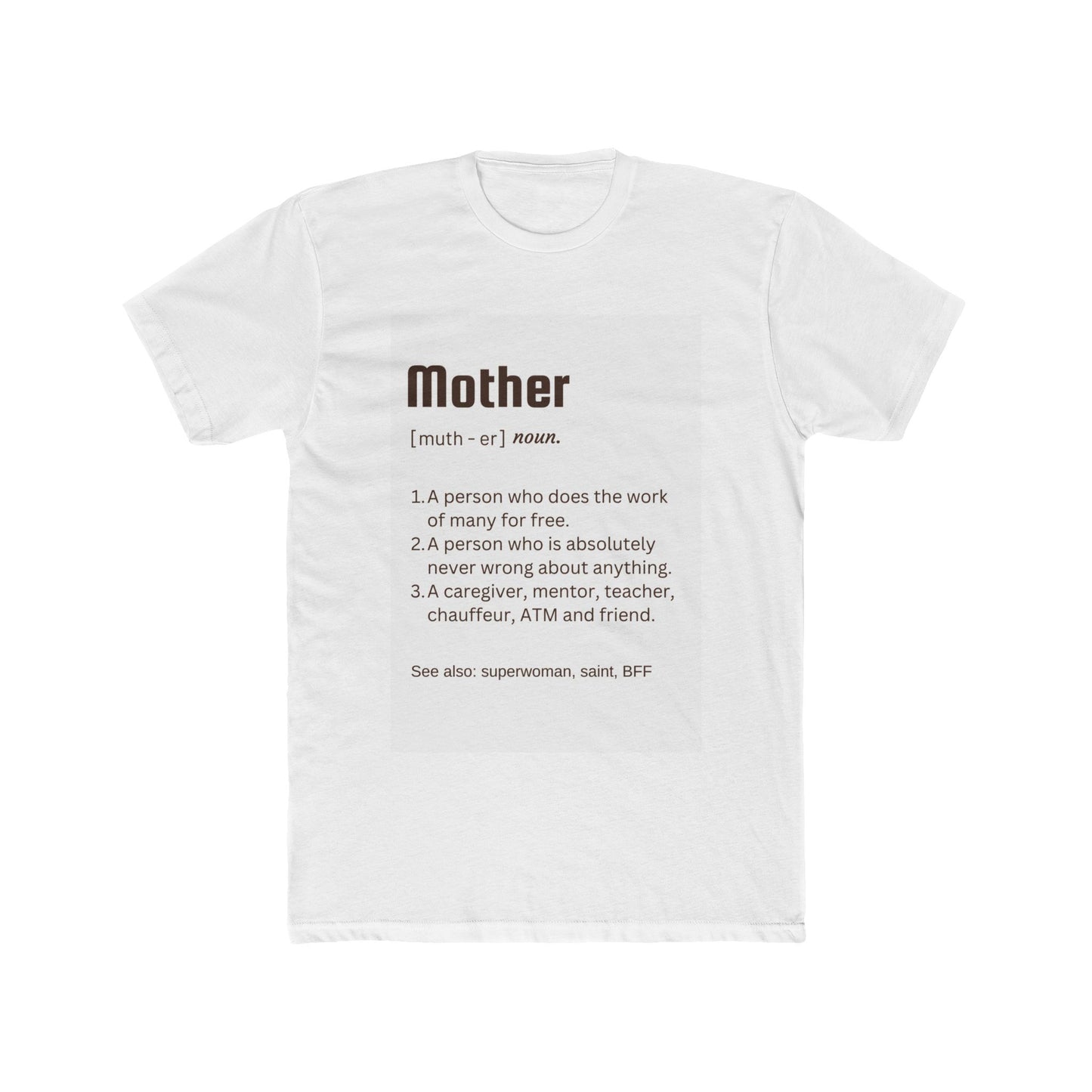 Unisex Cotton Crew Tee - Design Mother