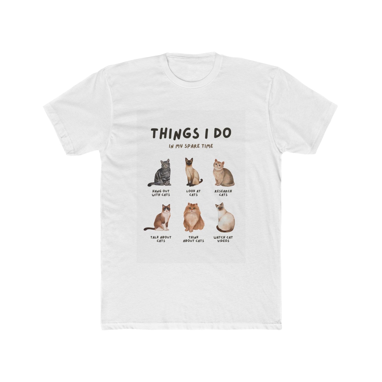 Unisex Cotton Crew Tee - Things I do