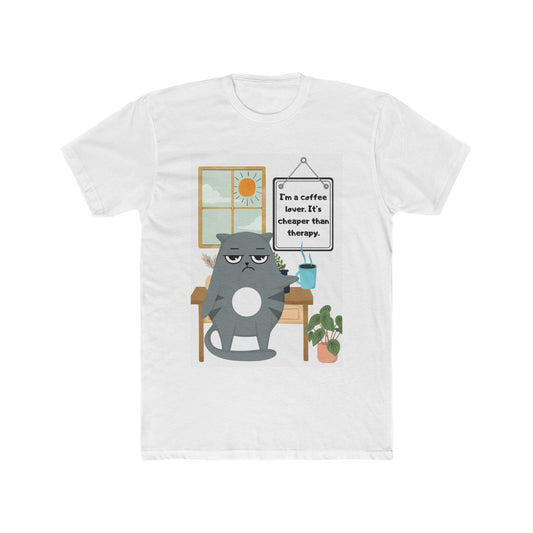 Unisex Cotton Crew Tee - I'm a coffee lover