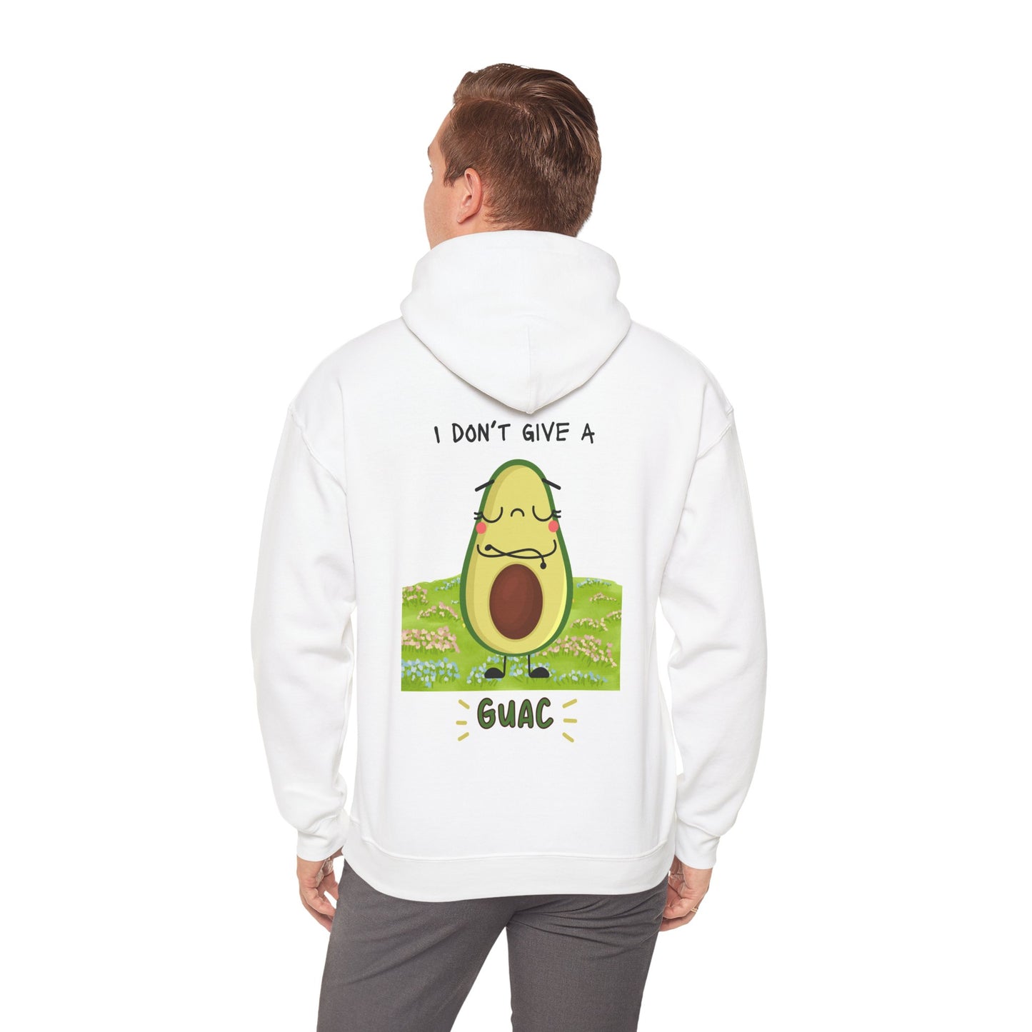 Unisex Heavy Blend™ Hooded Sweatshirt - I don't give a GUAC!